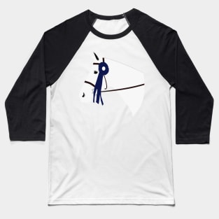 Blue Ribbon (Grey Horse) Baseball T-Shirt